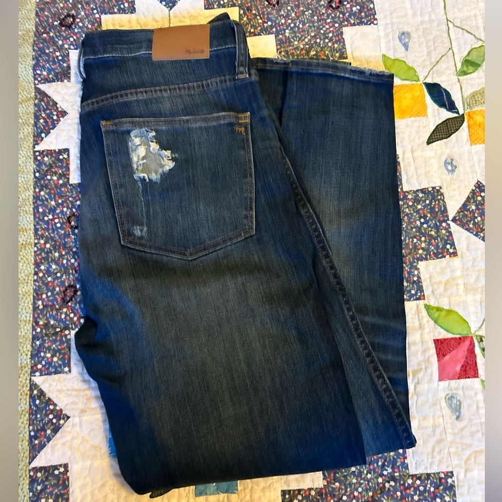 Madewell 9” high skinny size 30 distressed pocket - Picture 10 of 11